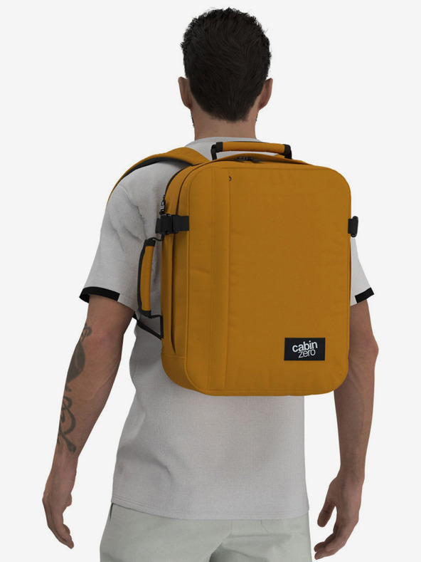 CabinZero Gorčična unisex nahrbtnik CabinZero Classic Tech (28L)