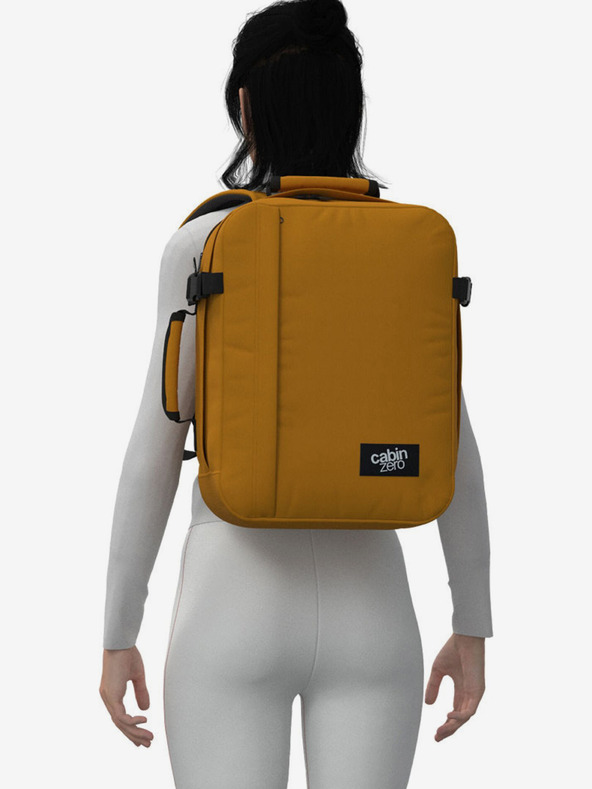 CabinZero Gorčična unisex nahrbtnik CabinZero Classic Tech (28L)