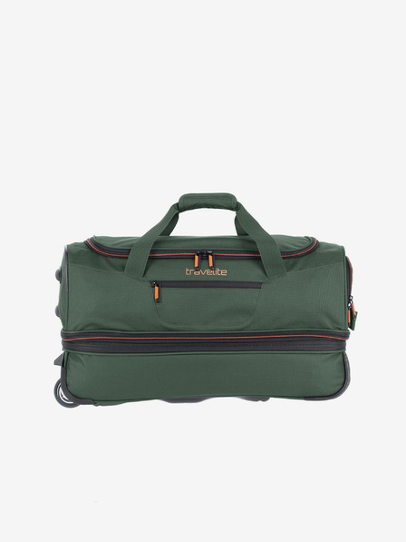 Travelite Temno zelena torba na kolesih Travelite Basics S