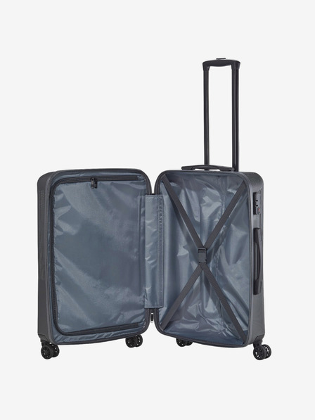 Travelite Komplet treh temno sivih potovalnih kovčkov Travelite Bali S,M,L