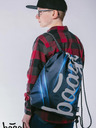 BAAGL  Črna torba skate bluelight Baagl