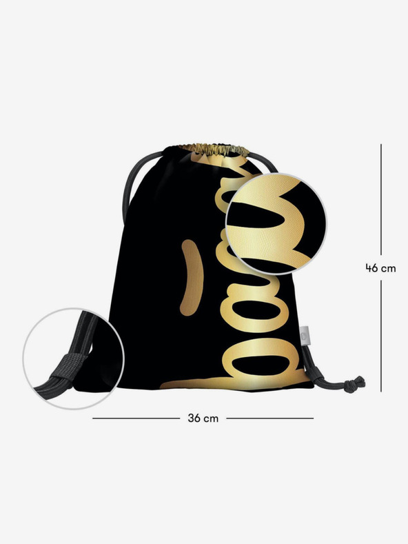 BAAGL  Črna torba Baagl Skate Gold