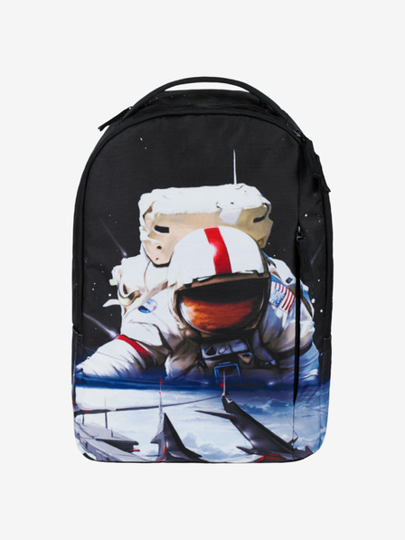 BAAGL  Črn nahrbtnik Baagl eARTh - Cosmonaut by Caer8th