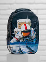 BAAGL  Črn nahrbtnik Baagl eARTh - Cosmonaut by Caer8th
