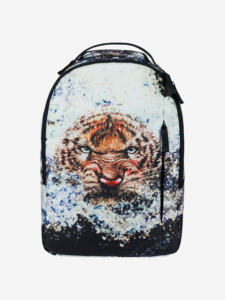 BAAGL  Črno-beljasti nahrbtnik Baagl eARTh - Tiger by Lukero