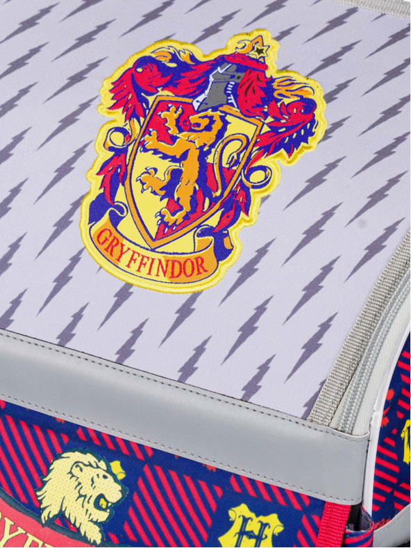 BAAGL  Rdeča in modra šolska torba Zippy Harry Potter Gryffindor