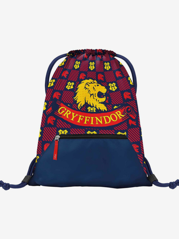 BAAGL  Rdeča in modra šolska torba Baagl Harry Potter Gryffindor z žepom