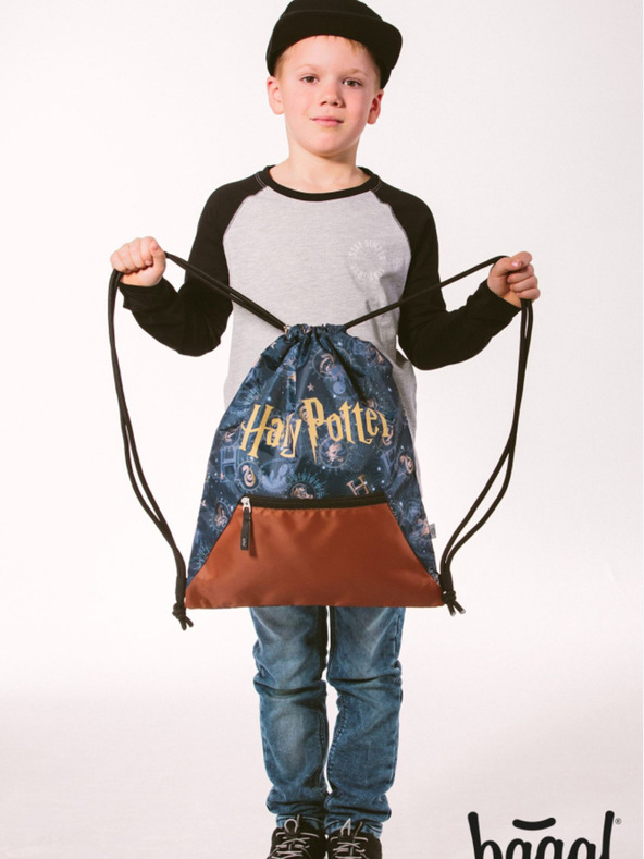 BAAGL  Črna torba z žepom Baagl Harry Potter Bradavičarka