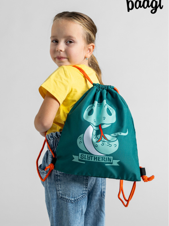 BAAGL  Zelena predšolska torba Baagl Harry Potter Slytherin