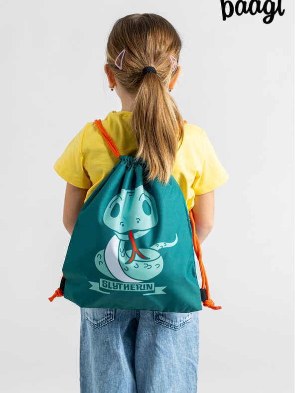 BAAGL  Zelena predšolska torba Baagl Harry Potter Slytherin