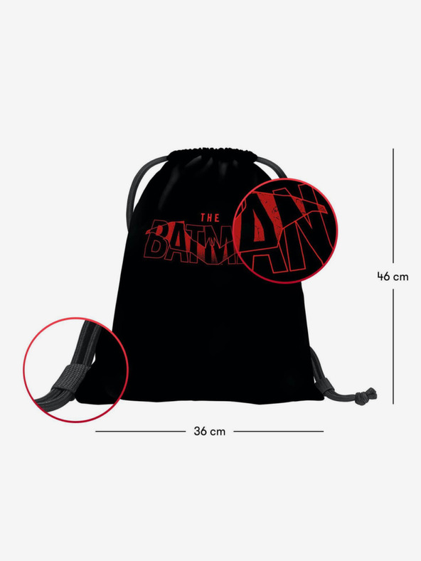 BAAGL  Črna torba Baagl Batman Red