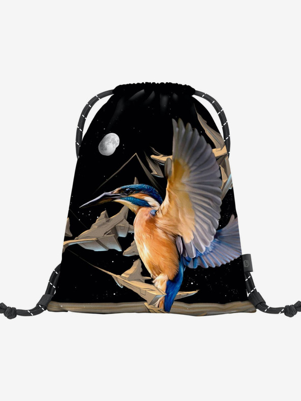 BAAGL  Črna torba Baagl eARTh - Kingfisher by Caer8th
