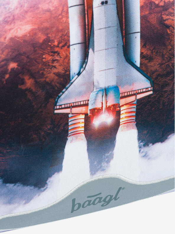 BAAGL  Modra šolska torba Baagl Shelly Space Shuttle