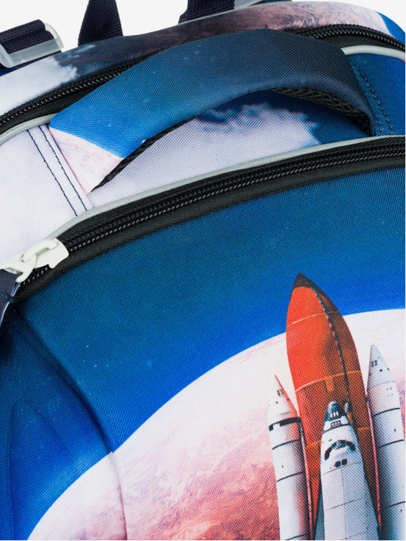 BAAGL  Modra šolska torba Baagl Shelly Space Shuttle