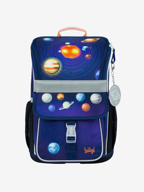 BAAGL  Modra šolska torba Zippy Baagl Planeti
