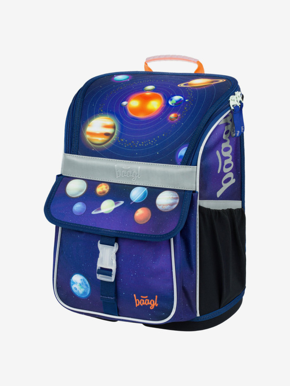 BAAGL  Modra šolska torba Zippy Baagl Planeti