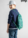 BAAGL  Zelena torba Baagl Minecraft Silver Creeper