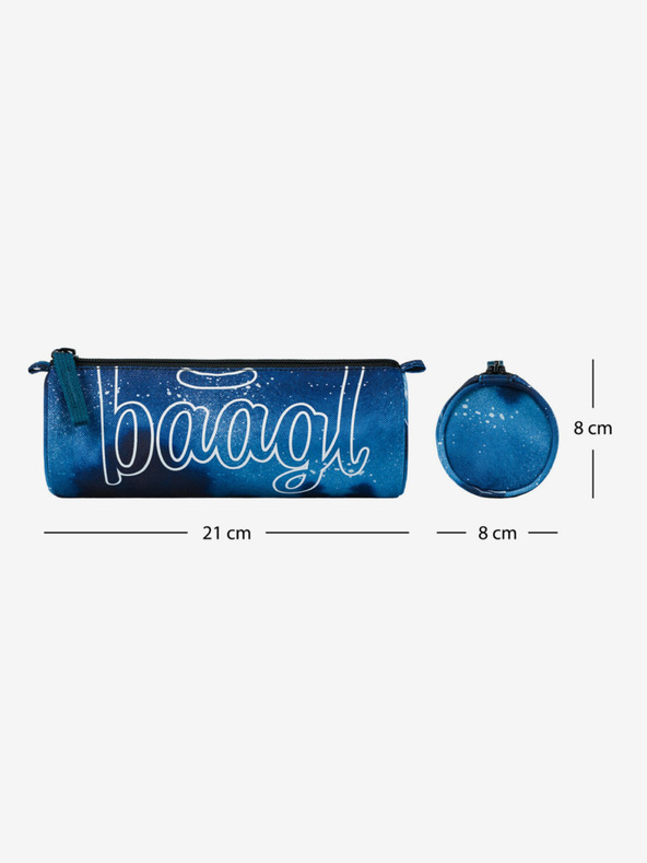 BAAGL  Modra učenčeva torbica Baagl Steel