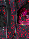 BAAGL  Črni šolski nahrbtnik Baagl Core Red Polygon