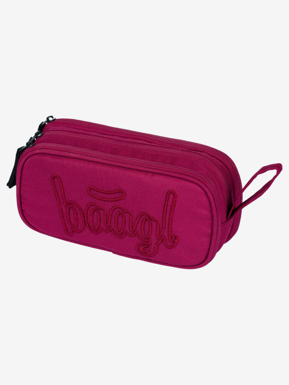 BAAGL  Rdeča šolska oprema - nahrbtnik, peresnica, torba Baagl Coolmate Ruby