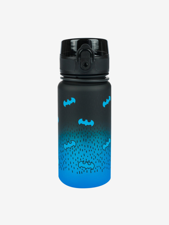 BAAGL  Črna tritanska plastenka za pitje z gradientom batman blue, 350 ml Baagl