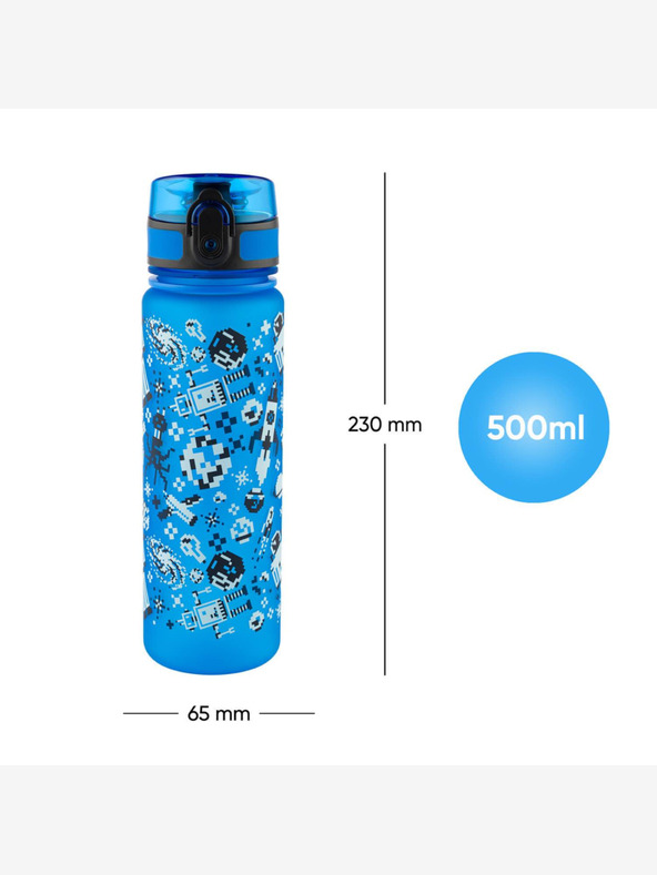 BAAGL  BAAGL Steklenička za pitje iz tritana Space Game, 500 ml BAAGL