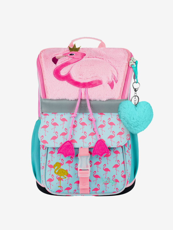BAAGL  Roza šolska torba Zippy Baagl Flamingo