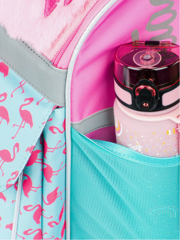 BAAGL  Roza šolska torba Zippy Baagl Flamingo