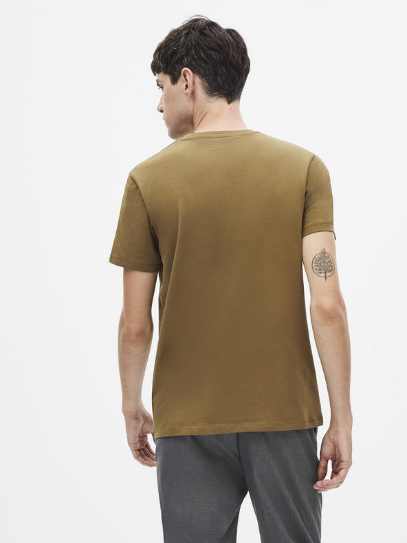 Celio Rjava osnovna majica Celio Neuniv