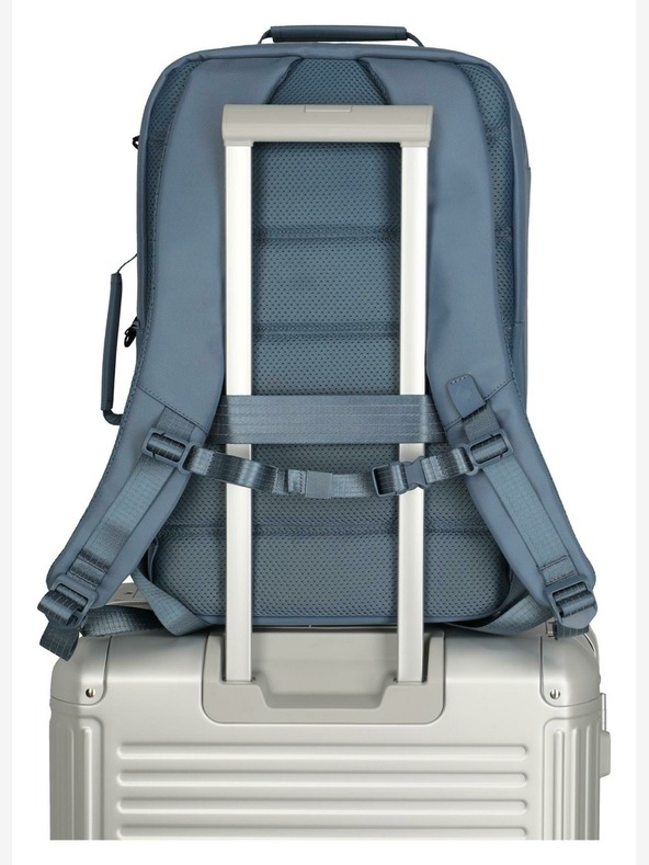Travelite Nahrbtnik Travelite Workfloow Backpack L Denim modra