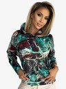 numoco Kengurujska jopa s kapuco - turkizno rjava marmorna Numoco