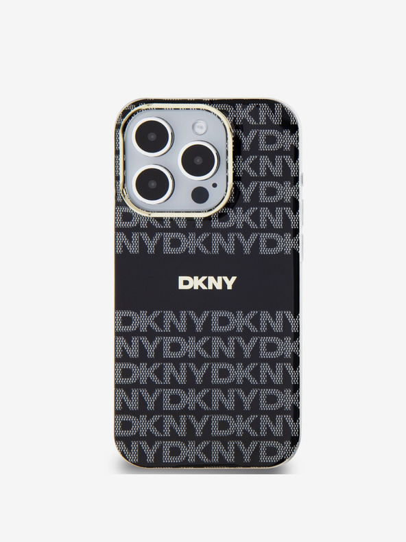 DKNY PC/TPU Repeat Pattern Tonal Stripe Magsafe Back Cover za iPhone 13 Pro Max Black DKNY
