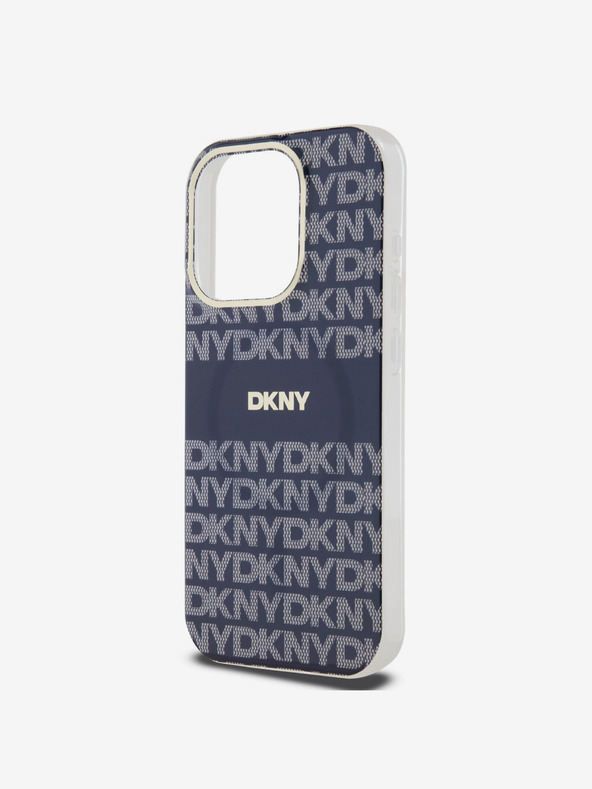 DKNY PC/TPU Repeat Pattern Tonal Stripe Magsafe Back Cover za iPhone 15 Pro Max Blue DKNY