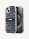 DKNY PC/TPU Repeat Pattern Tonal Stripe Magsafe Back Cover za iPhone 14 Black DKNY