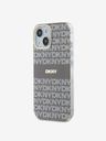 DKNY PC/TPU Repeat Pattern Tonal Stripe Magsafe Back Cover za iPhone 15 Beige DKNY