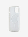 DKNY PC/TPU Repeat Pattern Tonal Stripe Magsafe Back Cover za iPhone 15 Beige DKNY