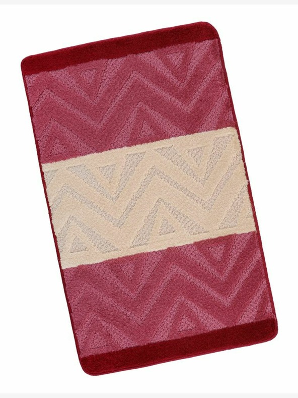 Bellatex Kopalniška preproga 60x100cm chevron bordo Bellatex