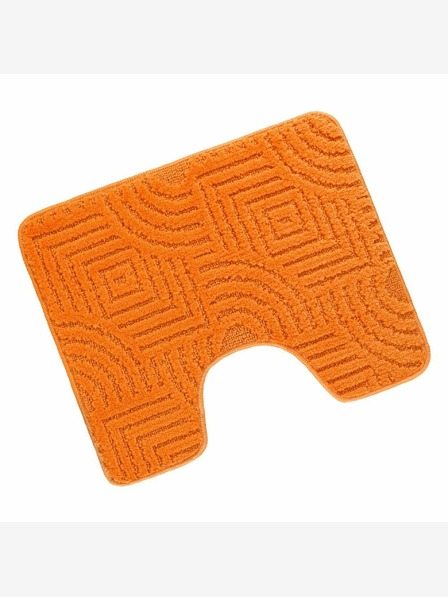 Bellatex Toaletna preproga 50x60cm labirint oranžna Bellatex