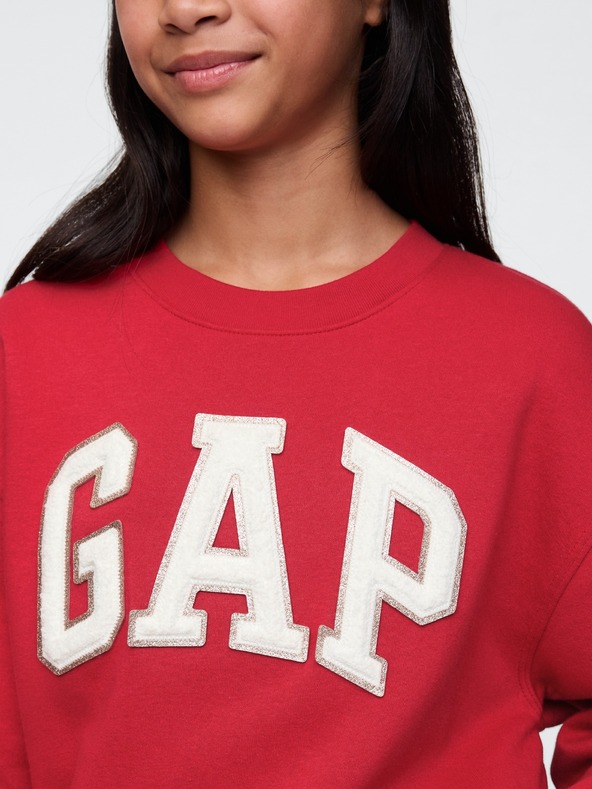 GAP Otroška prevelika jopa z logotipom GAP
