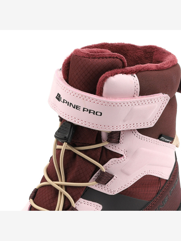 ALPINE PRO Otroški zimski čevlji z membrano ptx ALPINE PRO NERO