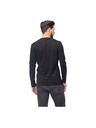 Guess Jeans Moško črna majica z dolgimi rokavi v-neck Guess jeans
