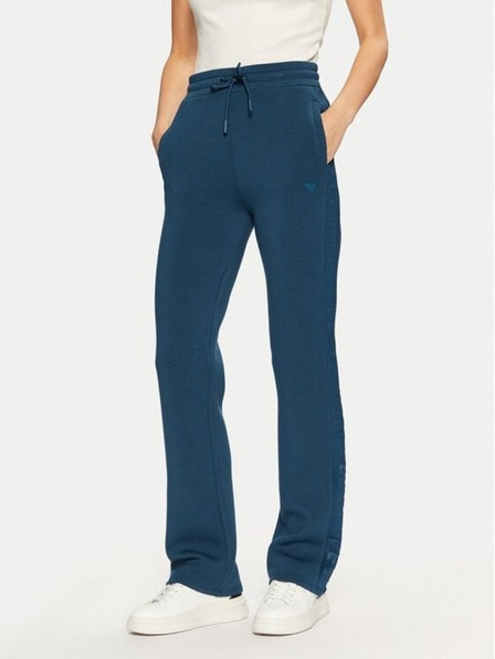 Guess Jeans Ženske modre trenirka s stranskim logotipom Guess jeans