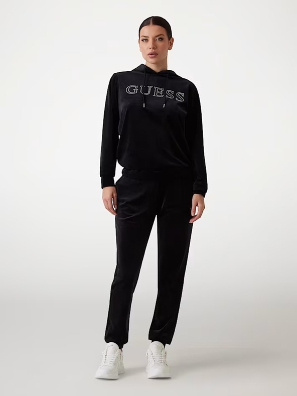 Guess Jeans Ženske črne trenirka jblk Guess jeans