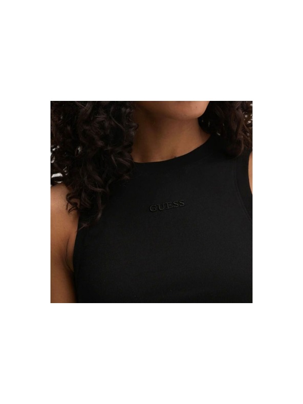 Guess Jeans Ženska črna brezrokavna bluza Guess jeans