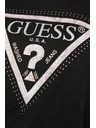 Guess Jeans Ženska črna jopica Python big triangle logo Guess jeans