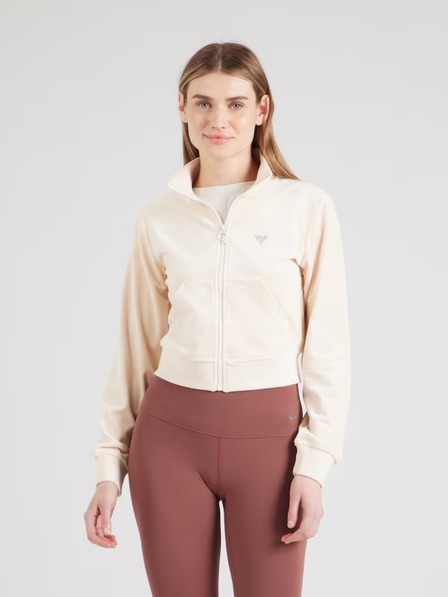 Guess Jeans Ženska bež ecru jopa Coutore Guess jeans