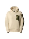 The North Face Ženska bež jopa The North Face Graphic Hoodie 3 Gravel