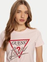 Guess Jeans Ženska svetlo rožnata majica Love Guess jeans