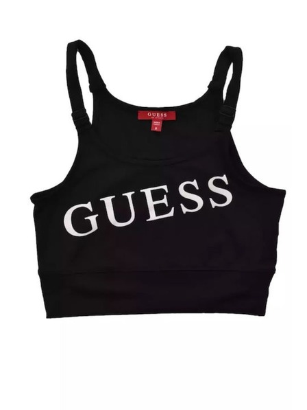 Guess Jeans Ženska črna nedrček brez nastavkov Guess
