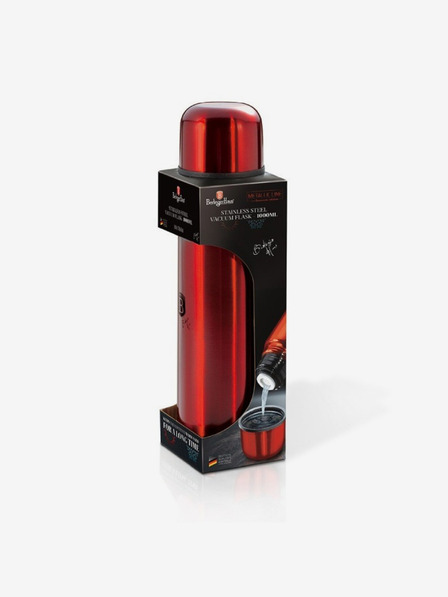 Berlingerhaus Nerjaveča termoska 1 l BERLINGERHAUS Burgundy Metallic Line